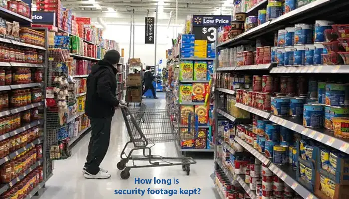 How long is security footage kept?