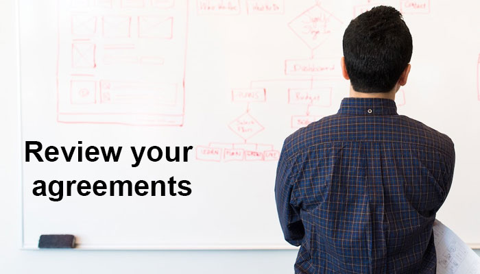 Review your agreements