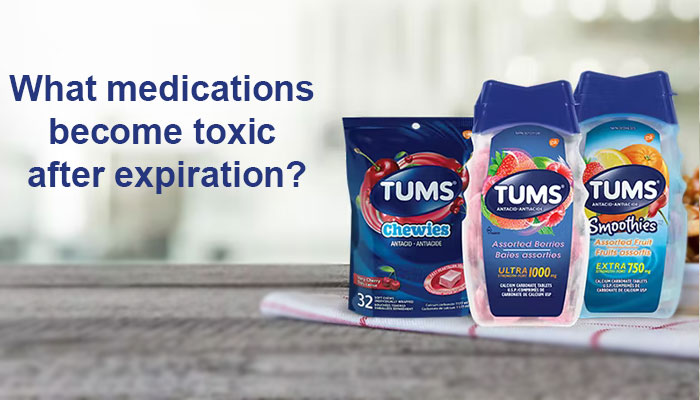 What medications become toxic after expiration?