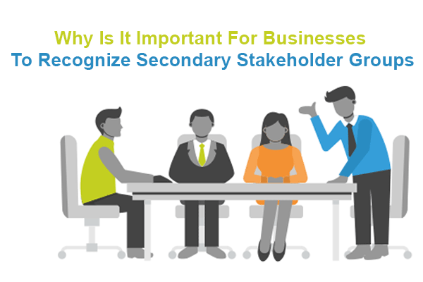 Why is it important for businesses to recognize secondary stakeholder groups?