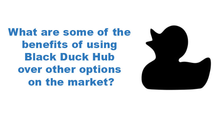 What are some of the benefits of using Black Duck Hub over other options on the market?