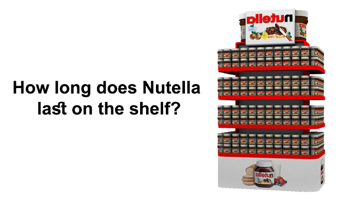 How long does Nutella last on the shelf?