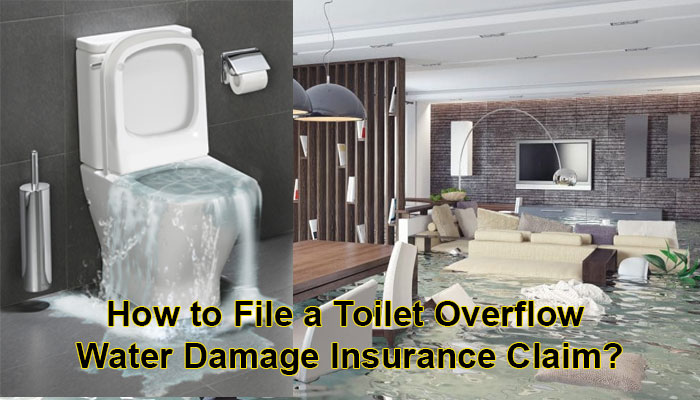 How to File a Toilet Overflow Water Damage Insurance Claim?