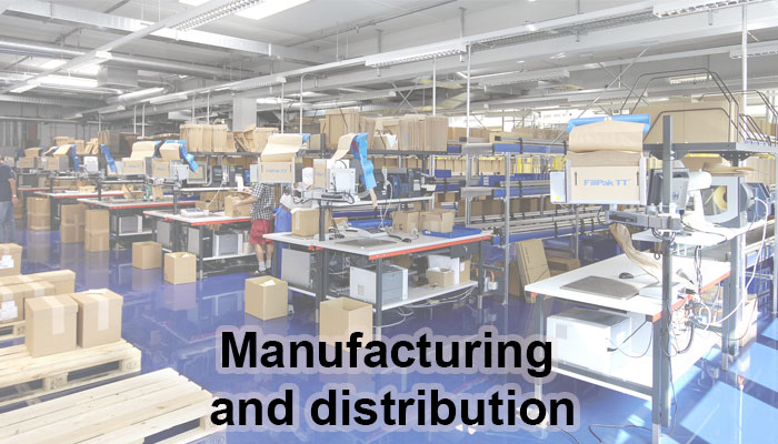 Manufacturing and distribution