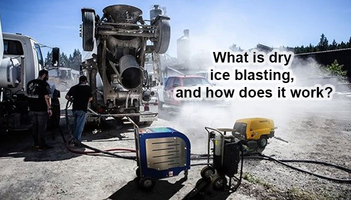 What is dry ice blasting, and how does it work?