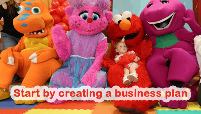 Start by creating a business plan