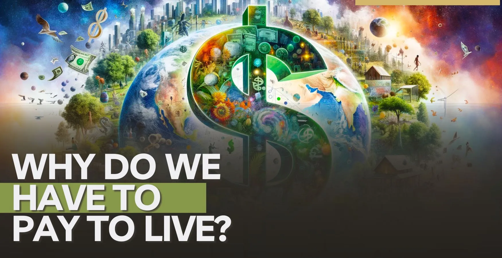 Why do we have to pay to live?