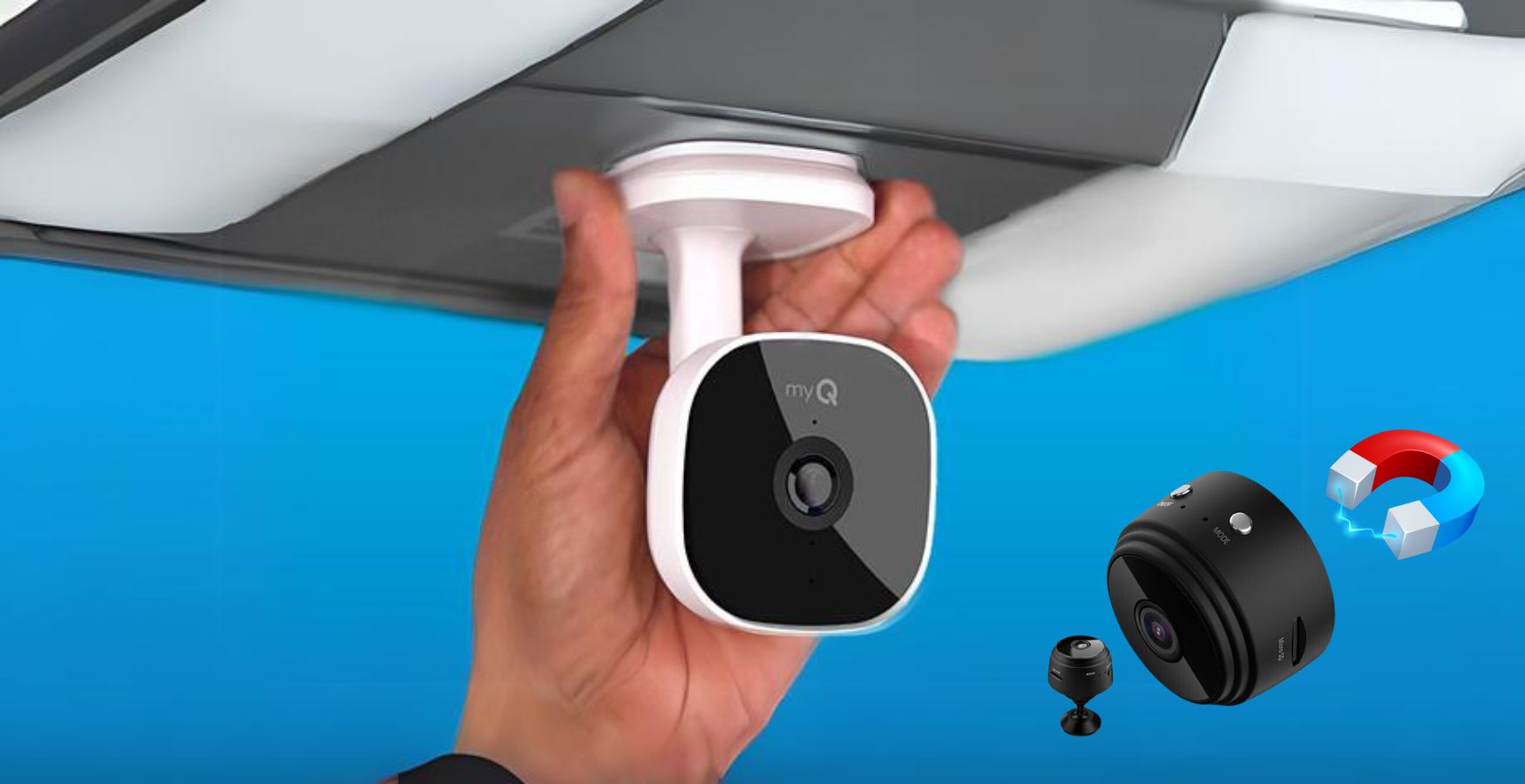 What is a magnetic security camera?